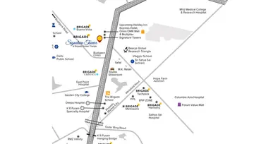 Location of Brigade Signature Towers - Image 289239