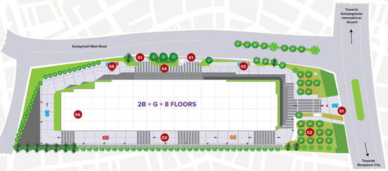 Master Plan of Brigade Opus in Hebbal, Bangalore - Image 311305