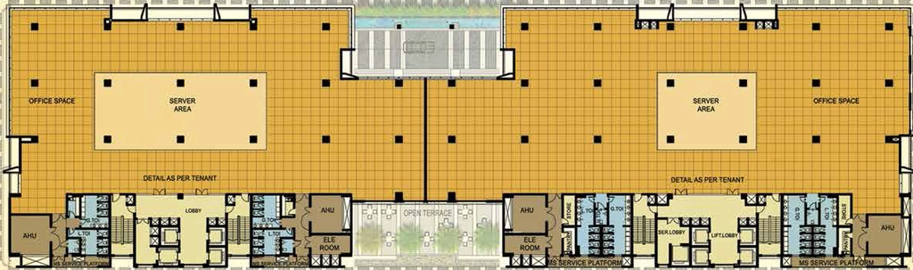Floor Plan of Brigade Magnum in Hebbal, Bangalore - Image 360466