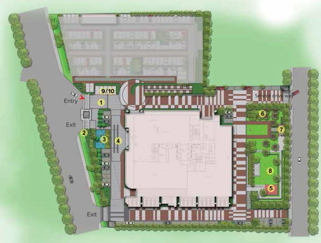 Master Plan of Brigade Southfield in Mahadevapura, Bangalore - Image 360557