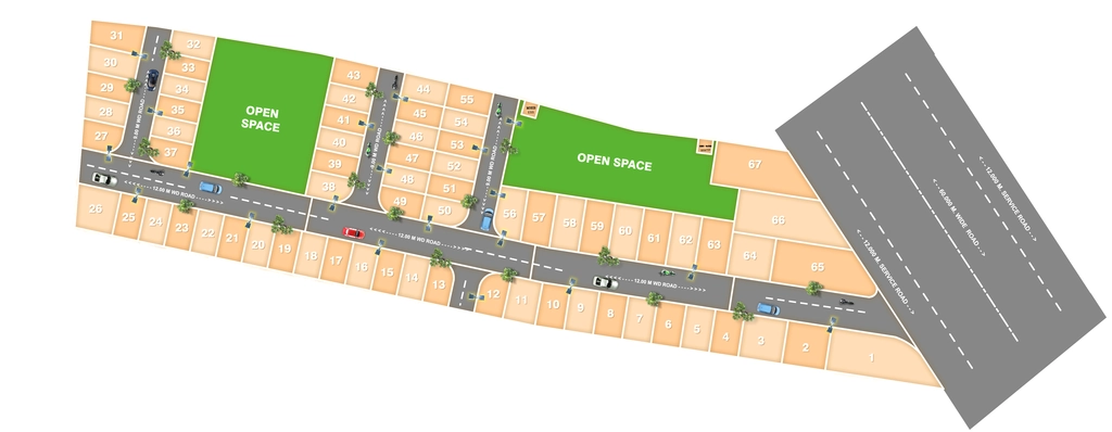 Master Plan of Saidham Sai Nagri 7 in Pachgaon, Nagpur - Image 338761