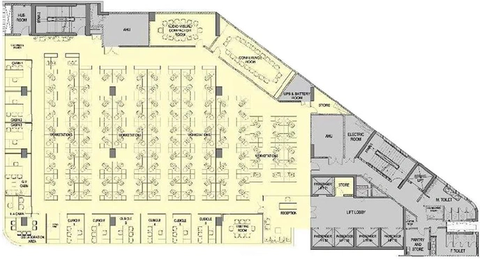 Floor Plan of L&T Technology Center 4 in Powai, Mumbai - Image 266931