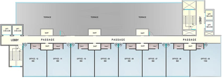 Floor Plan of Crescent Business Square in Andheri East, Mumbai - Image 265998