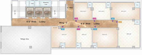 Floor Plan of Commercial Shubham Avenue in Ghatkopar East, Mumbai - Image 266866