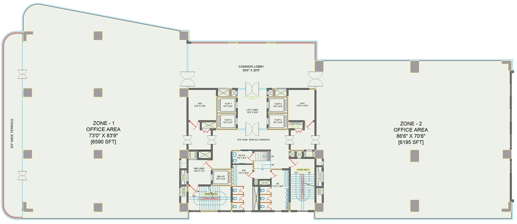 Floor Plan of DSR milestones in Seegehalli, Bangalore - Image 360604