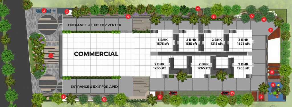 Master Plan of DSR Apex in Thubarahalli, Bangalore - Image 352679