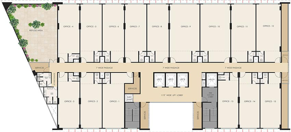 Floor Plan of Sheth Cnergy in Thane East, Thane - Image 268479