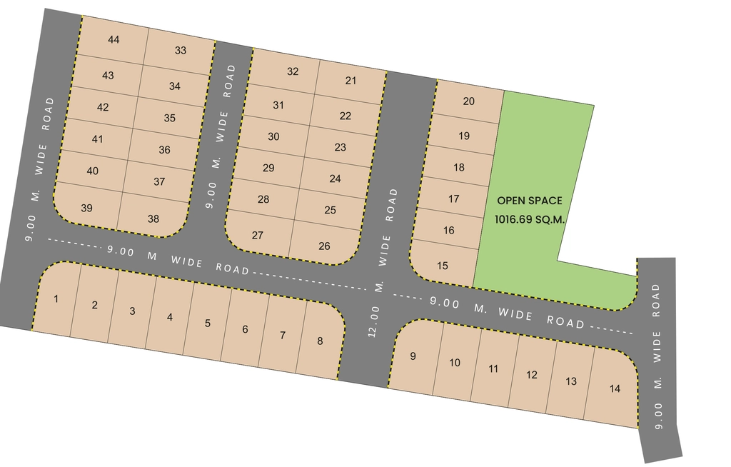 Master Plan of Aaditya Premium 8 in Shankarpur, Nagpur - Image 334566