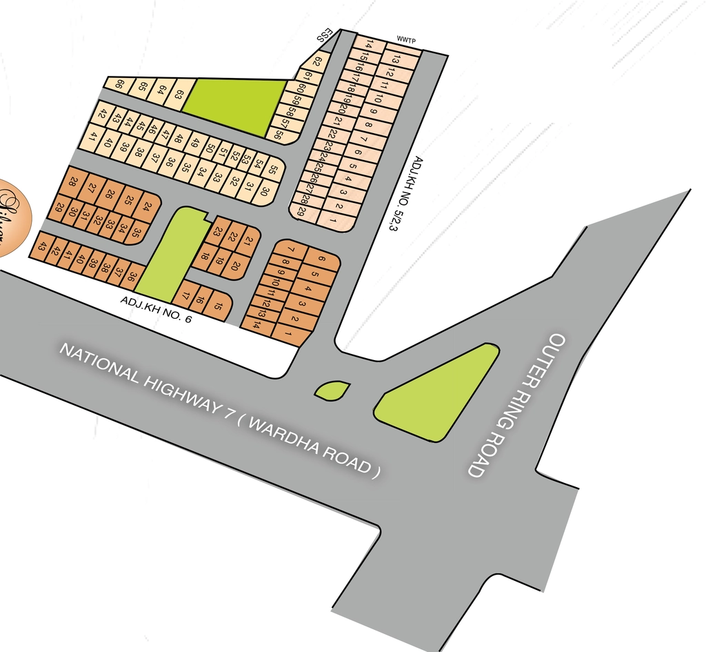 Master Plan of Balaji Silver Pride in Jamtha, Nagpur - Image 335060