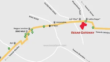 Location of Kesar Gateway - Image 338804