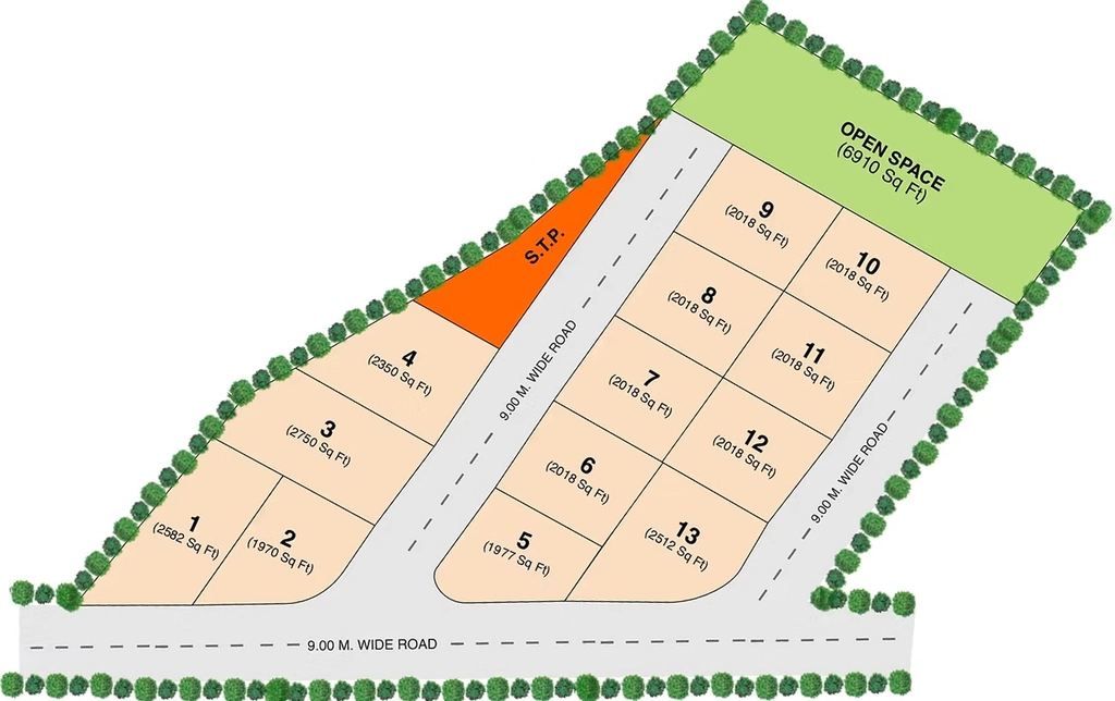 Master Plan of Kesar 45 in Kamptee Road, Nagpur - Image 338783