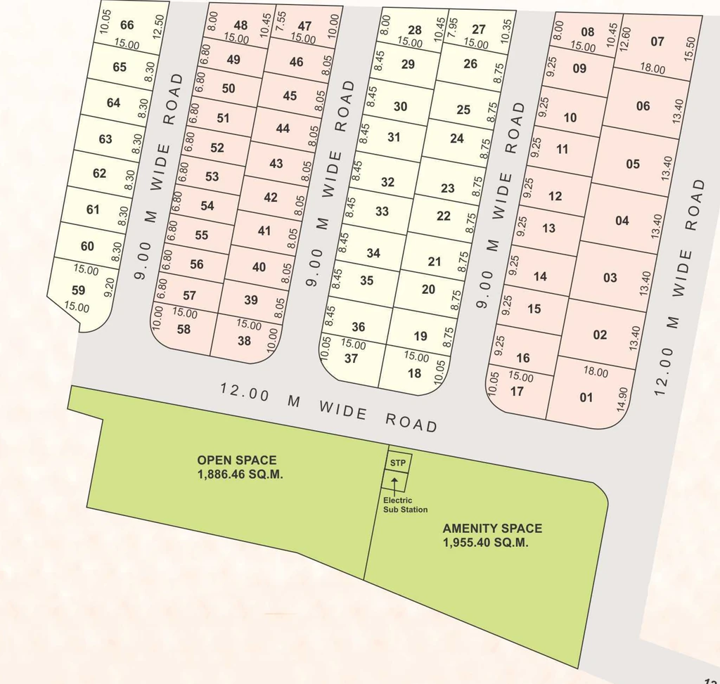 Master Plan of Prasanna Maroti Park 1 in Jamtha, Nagpur - Image 368233