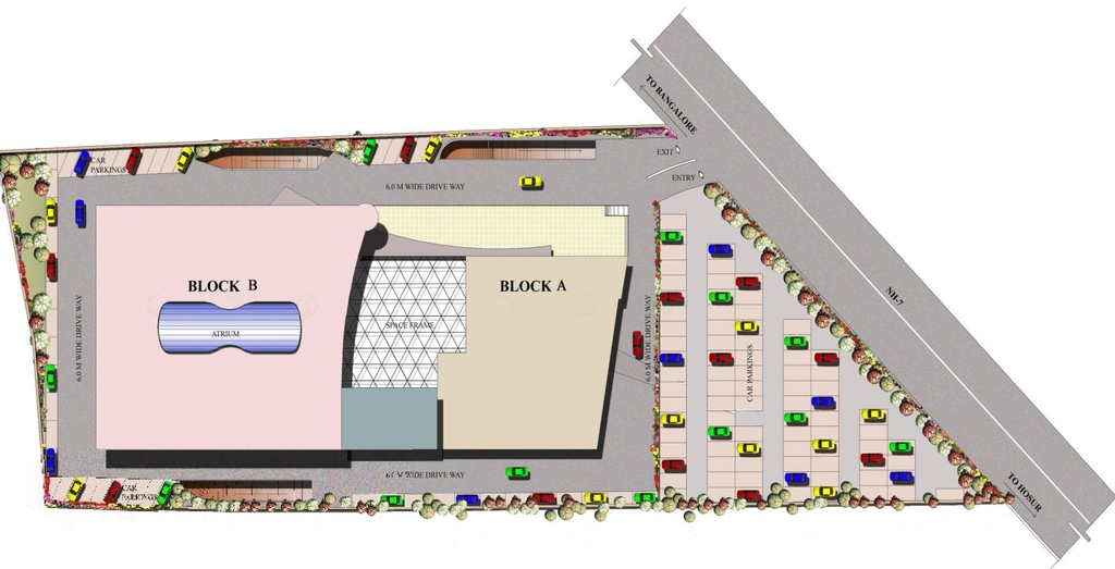 Master Plan of Ozone Manay Tech Park in Kudlu Gate, Bangalore - Image 360665