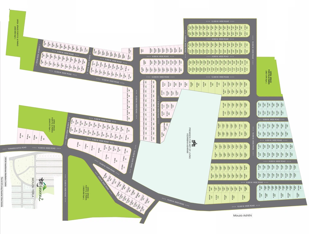 Master Plan of Dera Greens 3 in Katol Road, Nagpur - Image 339951