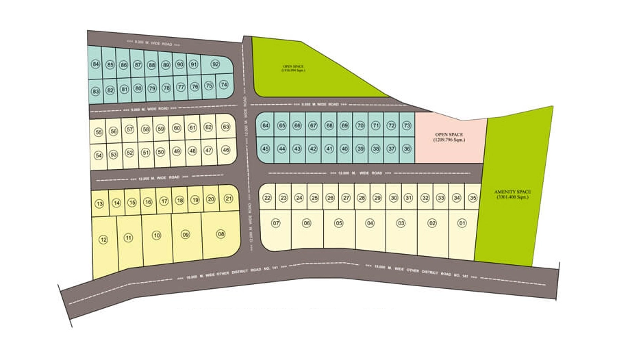 Master Plan of Dera Greens 1 in Katol Road, Nagpur - Image 339985