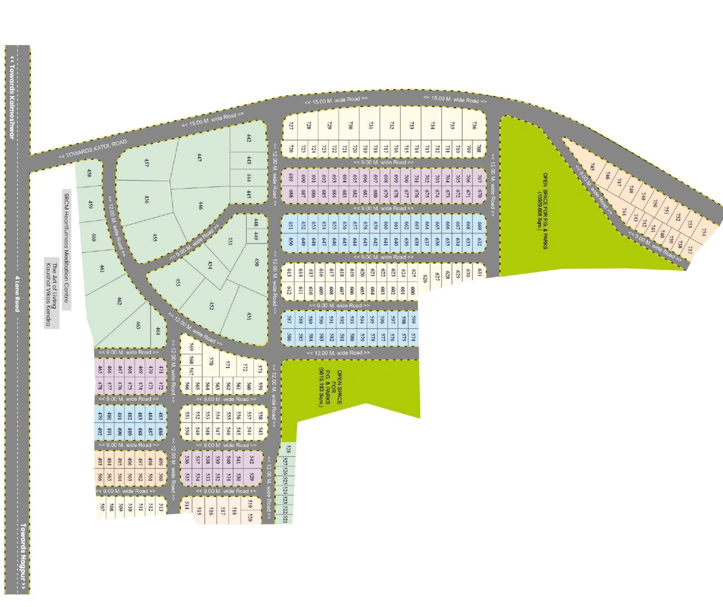 Master Plan of Dera Greens 2 in Katol Road, Nagpur - Image 339971