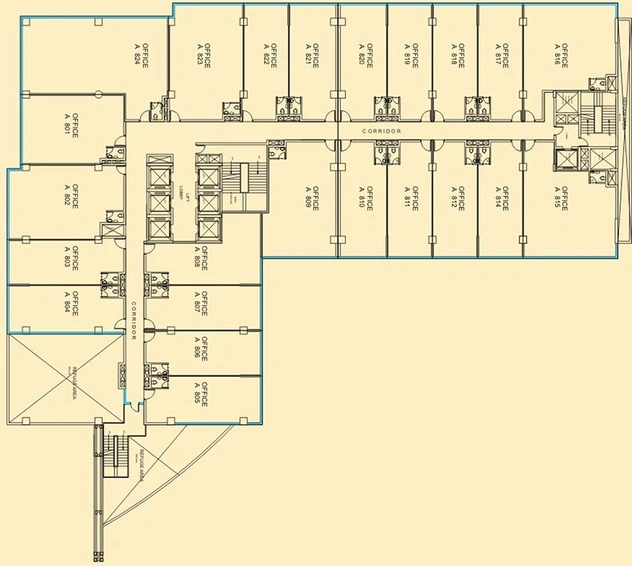 Floor Plan of DLF Towers A in Moti Nagar, New Delhi - Image 272713