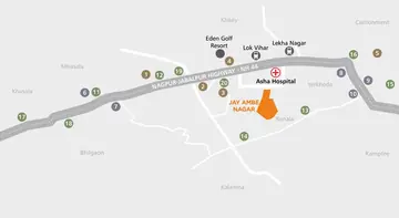 Location of Jay Ambe Nagar - Image 340080