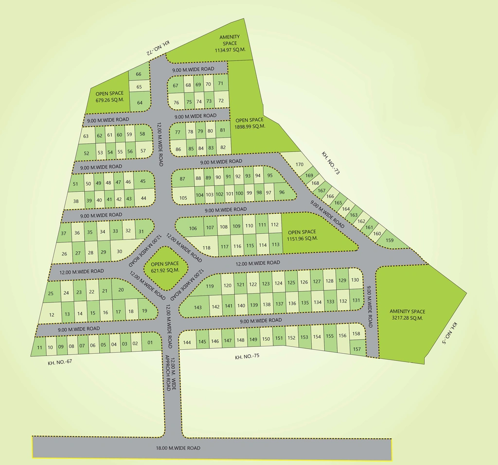 Master Plan of Timemust Ambika Greens in Butibori, Nagpur - Image 340230