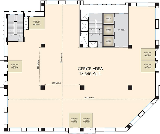 Floor Plan of Hiranandani Zenia in Hiranandani Estate, Thane - Image 269641