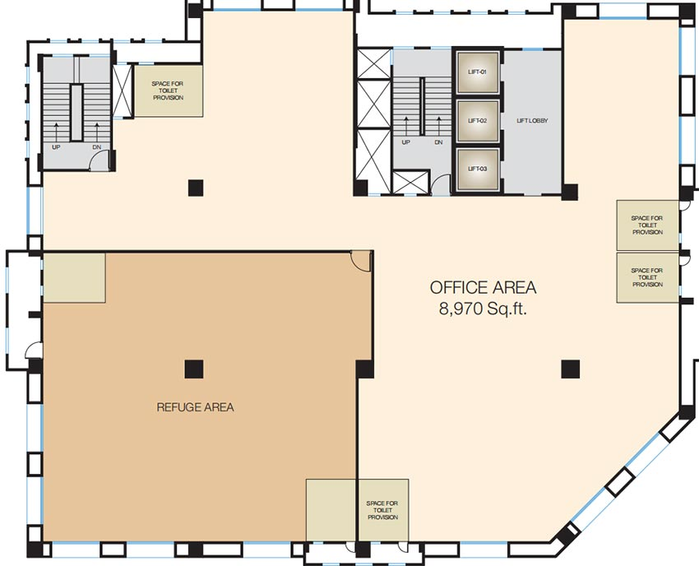 Floor Plan of Hiranandani Zenia in Hiranandani Estate, Thane - Image 269639