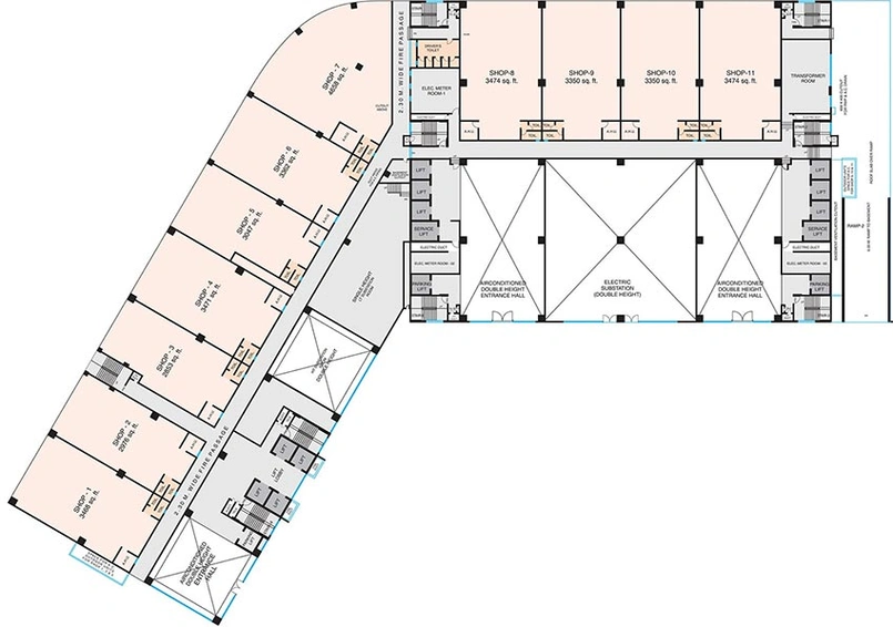 Floor Plan of Hiranandani Lighthall in Andheri East, Mumbai - Image 266238
