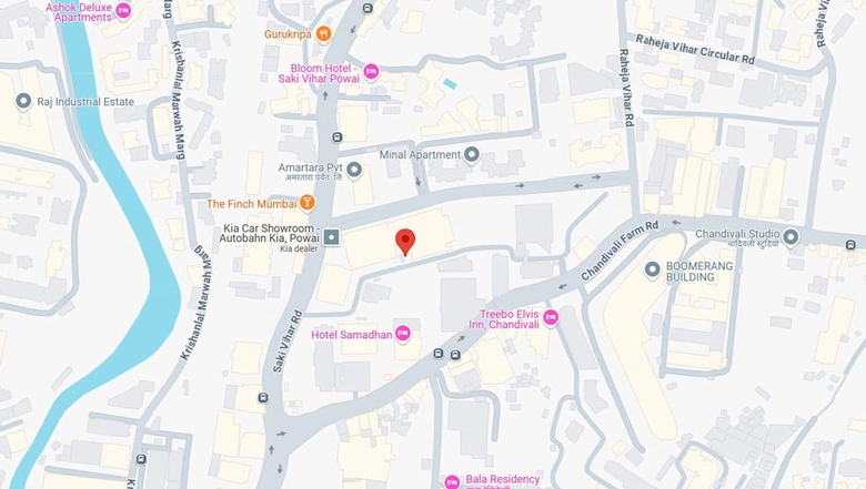 Location of Hiranandani Lighthall in Andheri East, Mumbai - Image 266237