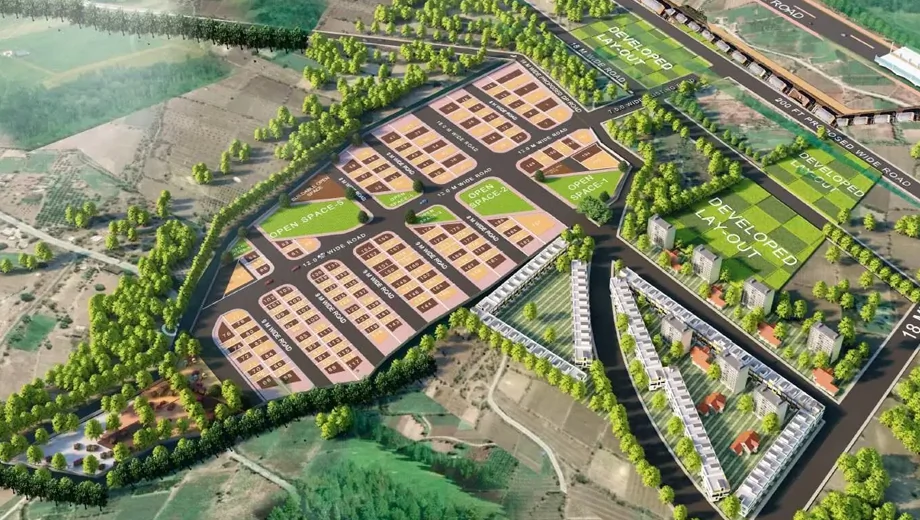 Master Plan of Dream Town in Wardha Road, Nagpur - Image 368283