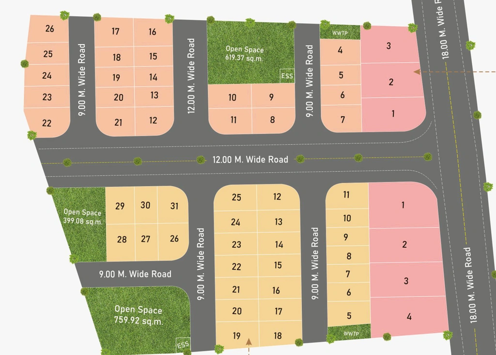 Master Plan of Saraswati Nagar 3 in Wardha Road, Nagpur - Image 367729