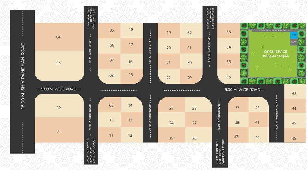 Master Plan of Swastik Kubber Nagri 1 in Shankarpur, Nagpur - Image 368257