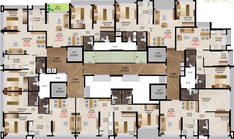 Floor Plan of Shree Balaji Orchid in Ghatkopar East, Mumbai - Image 92947