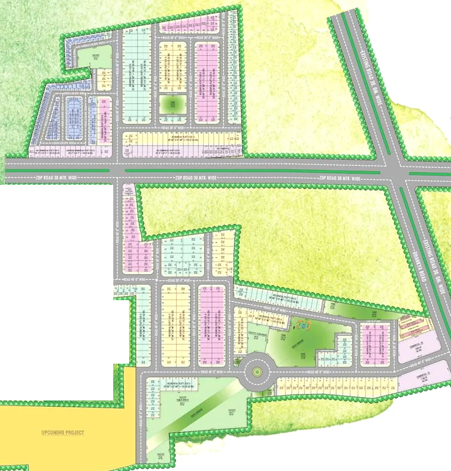 Master Plan of Yaduraj Oxygen Acres in Ajmer Road, Jaipur - Image 365107