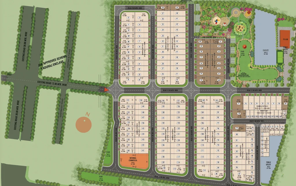 Master Plan of Yaduraj Ojas in Ajmer Road, Jaipur - Image 365158