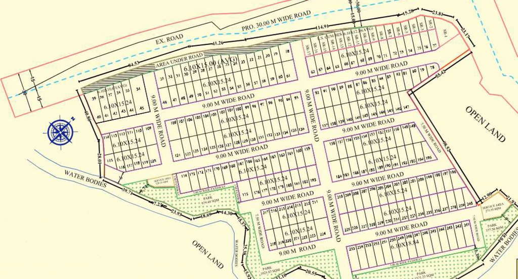 Master Plan of Niwasa Sky Brd City in Bada Bangarda, Indore - Image 365217