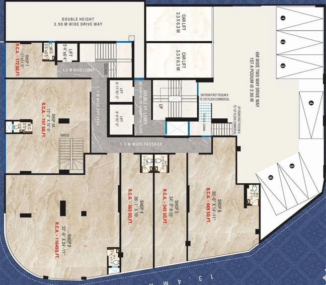 Floor Plan of Avyukta Rajhans in Borivali West, Mumbai - Image 266068
