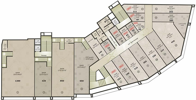 Floor Plan of Vinay Kumkum in Goregaon West, Mumbai - Image 267429