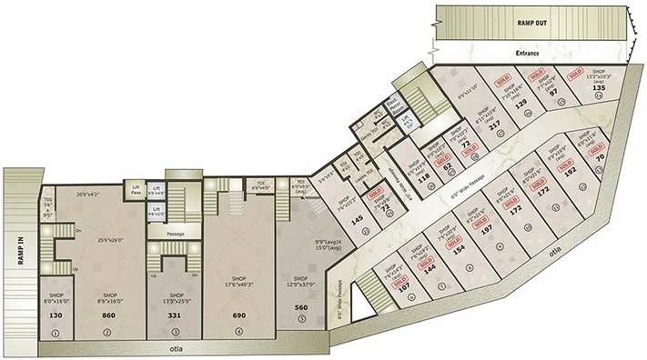 Floor Plan of Vinay Kumkum in Goregaon West, Mumbai - Image 267430