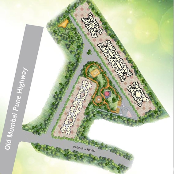 Master Plan of Commercial Sanghvi Valley in Kalwa, Thane - Image 270054