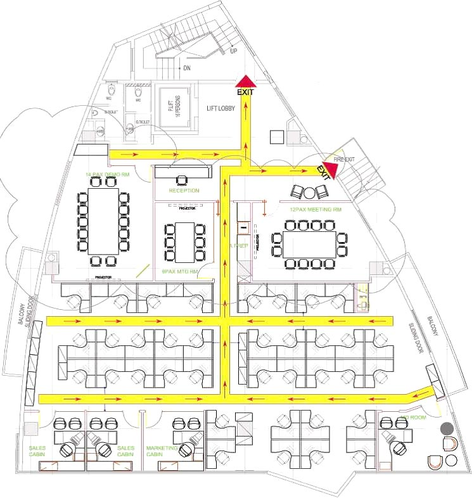 Floor Plan of Vaswani Victoria in Richmond Town, Bangalore - Image 281518