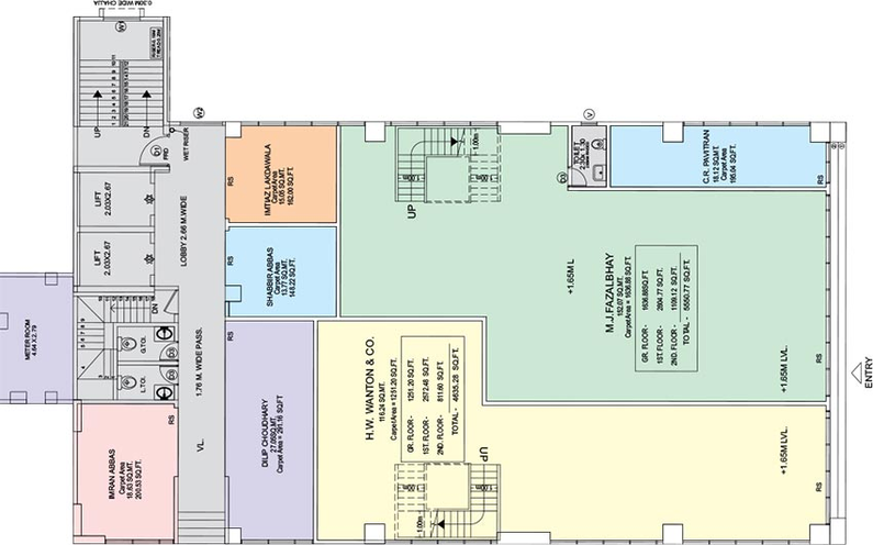 Floor Plan of Neelam Superbia in Mazgaon, Mumbai - Image 266511