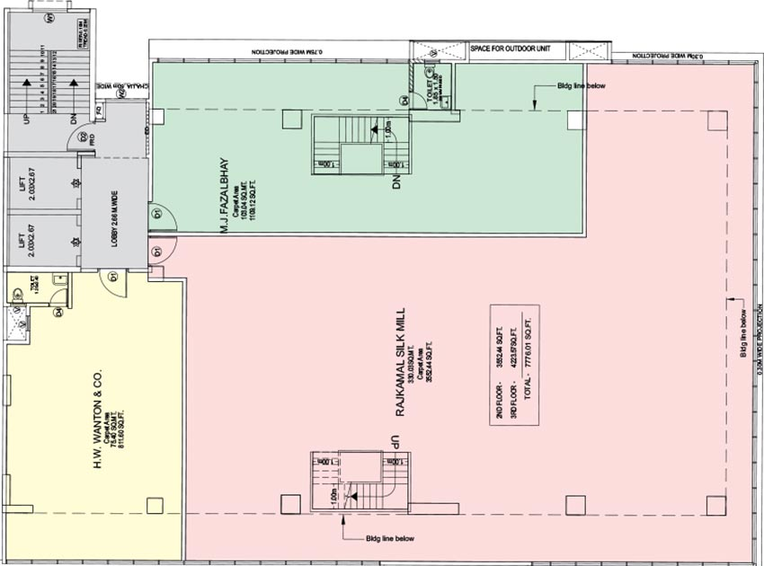 Floor Plan of Neelam Superbia in Mazgaon, Mumbai - Image 266513