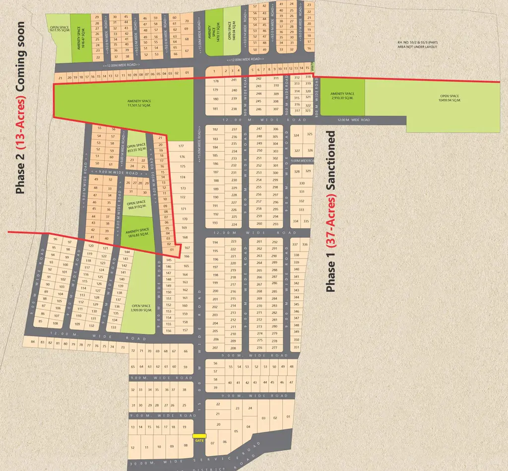 Master Plan of Renaissance Nidhivan in Panjari, Nagpur - Image 338904