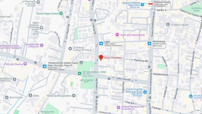 Location of Savoy Chambers in Santacruz West, Mumbai - Image 267356