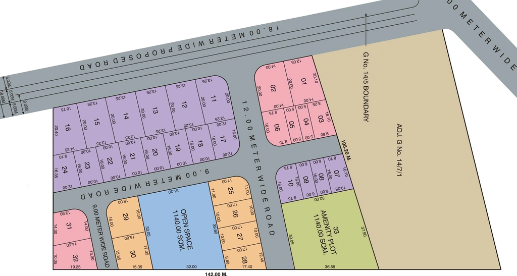 Master Plan of Groworth Legacy in Dindori Road, Nashik - Image 274734