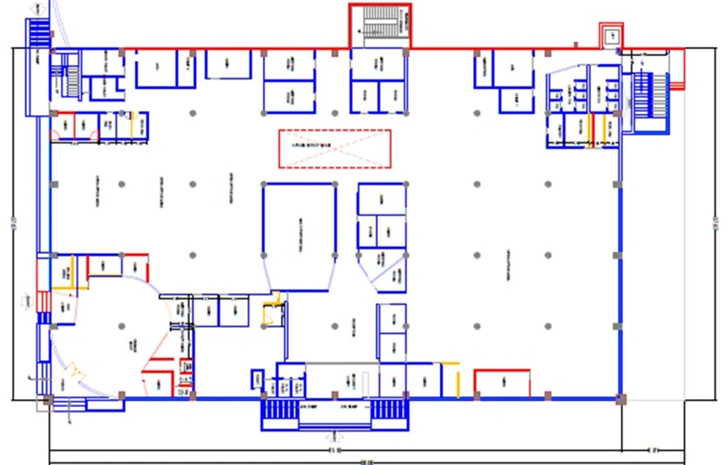 Floor Plan of Peninsula Corporate Park in Lower Parel East, Mumbai - Image 266576