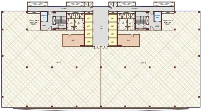 Floor Plan of Peninsula Business Park in Lower Parel East, Mumbai - Image 266538