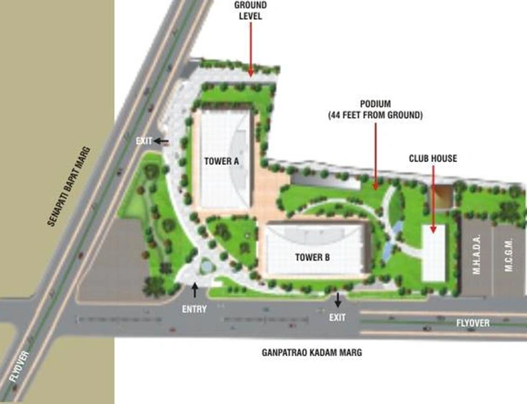 Master Plan of Peninsula Business Park in Lower Parel East, Mumbai - Image 266539