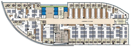 Floor Plan of Lokhandwala Business Bay in Andheri East, Mumbai - Image 267160