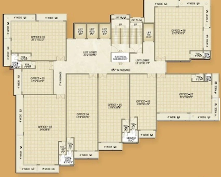 Floor Plan of Swastik Signature Business Park in Chembur East, Mumbai - Image 267182