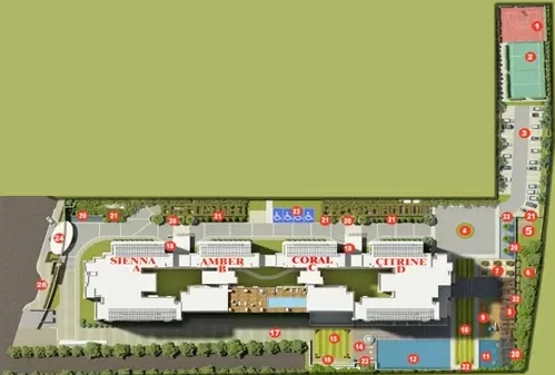 Master Plan of RMZ Galleria Residences in Bannerghatta, Bangalore - Image 363835